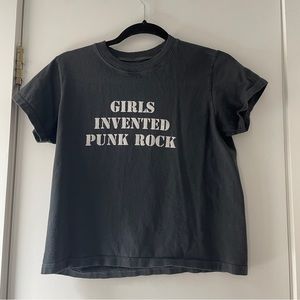 Brandy Melville “Girls Invented Punk Rock” Graphic Tee